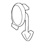 98750570304G2L - Body: Tow Eye Cap for Porsche: Boxster Image