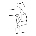 5315430150 - Body: Air Guide for Lexus: GS300, GS350, GS430, GS450h, GS460 Image