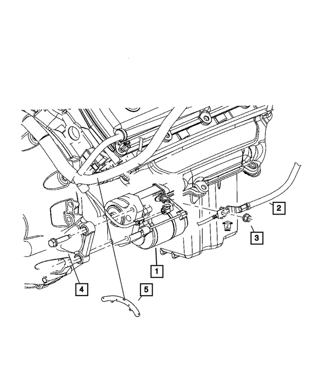 4608801AA - : Engine Starter for Mopar Image