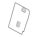 9Y0885753OS1 - Body: Seat Back Panel for Porsche: Cayenne Image