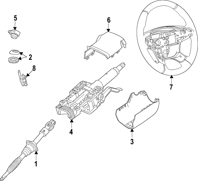 85622029 - : Steering Wheel for GM Image