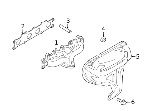 Exhaust Manifold for 2016 Ford Escape #0