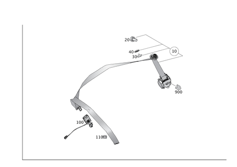 Seat Belt for 2016 Mercedes-Benz GL350 #0