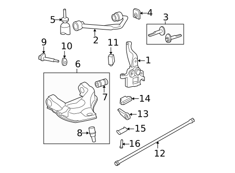 Suspension, Springs & Related Components for 2010 Ford Ranger #1