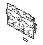 4H0121207C - Cooling System: Fan Shroud for Audi: A8 Quattro, RS7, S6, S7, S8 Image