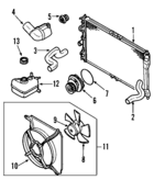 93740543 - : Fan Shroud for GM Image