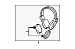 TD1366DP0B - Electrical: Headphone for Mazda: CX-9 Image