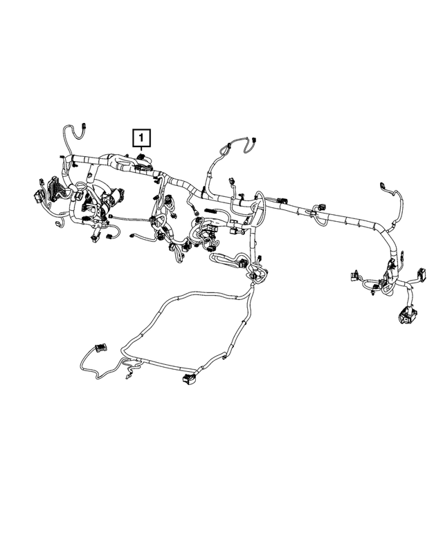 68550929AC - Electrical: Instrument Panel Wiring for Mopar Image image