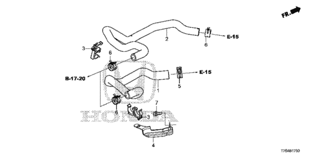Water Hose for 2016 Honda HR-V #0
