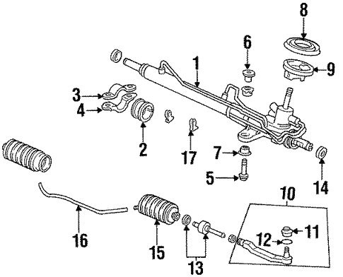 Steering Gear & Linkage for 1995 Honda Odyssey | OEM Parts