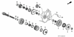 23543PH0000 - Transmission - Automatic: SPRING A, IDLE GEAR SHAFT for Acura Image image