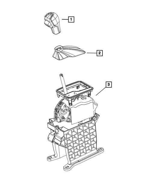 Gearshift Controls and Related Parts for 2024 Jeep Compass #1