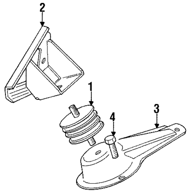 MHC7521AA - Engine: Motor Mount for Jaguar Image