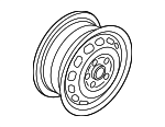 1K8601025F88Z - Suspension: Wheel, Alloy for Volkswagen: CC Image