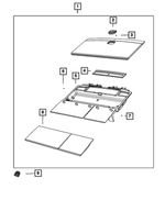 6LG56WA6AF - Interior Trim: Cargo Area Bin for Jeep: Grand Wagoneer, Wagoneer Image