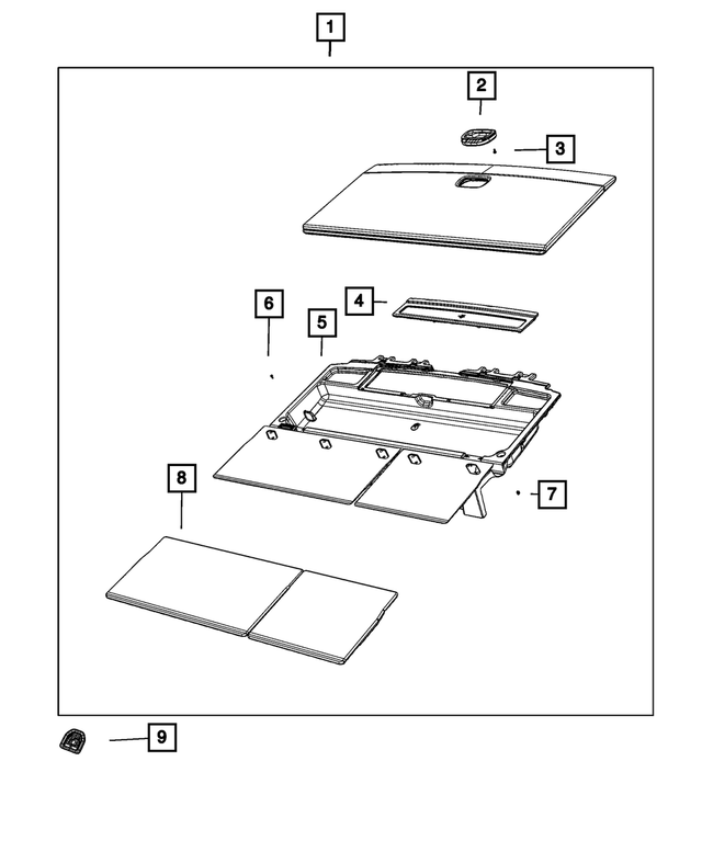 68305608AA - Interior Trim: Attaching Clip for Mopar Image