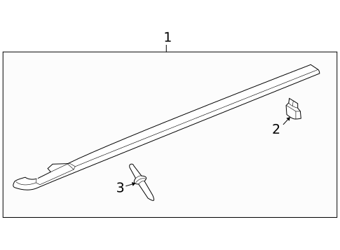 Exterior Trim - Pillars for 2010 Chevrolet Corvette #0