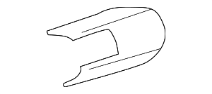 28782JG000 - Body: Wiper Arm Assembly Cap for Nissan: LEAF, Micra, Murano, Quest Image