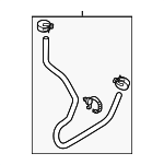 4G0616091 - Electrical: Intake Hose for Audi: A6, A6 Quattro, A7 Quattro, RS7, S6, S7 Image