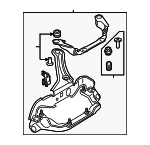 4G0698999 - Electrical: Mount Assembly for Audi: A6, A6 Quattro, A7 Quattro, RS7, S6, S7 Image