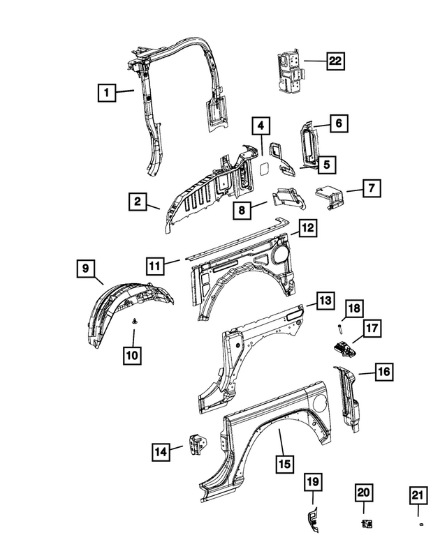 68537268AD - : Sport Bar, Right for Mopar Image