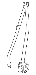 72117383321 - Electrical: Seat Belt Assembly for BMW: 328d xDrive, 328i xDrive, ActiveHybrid 3 Image