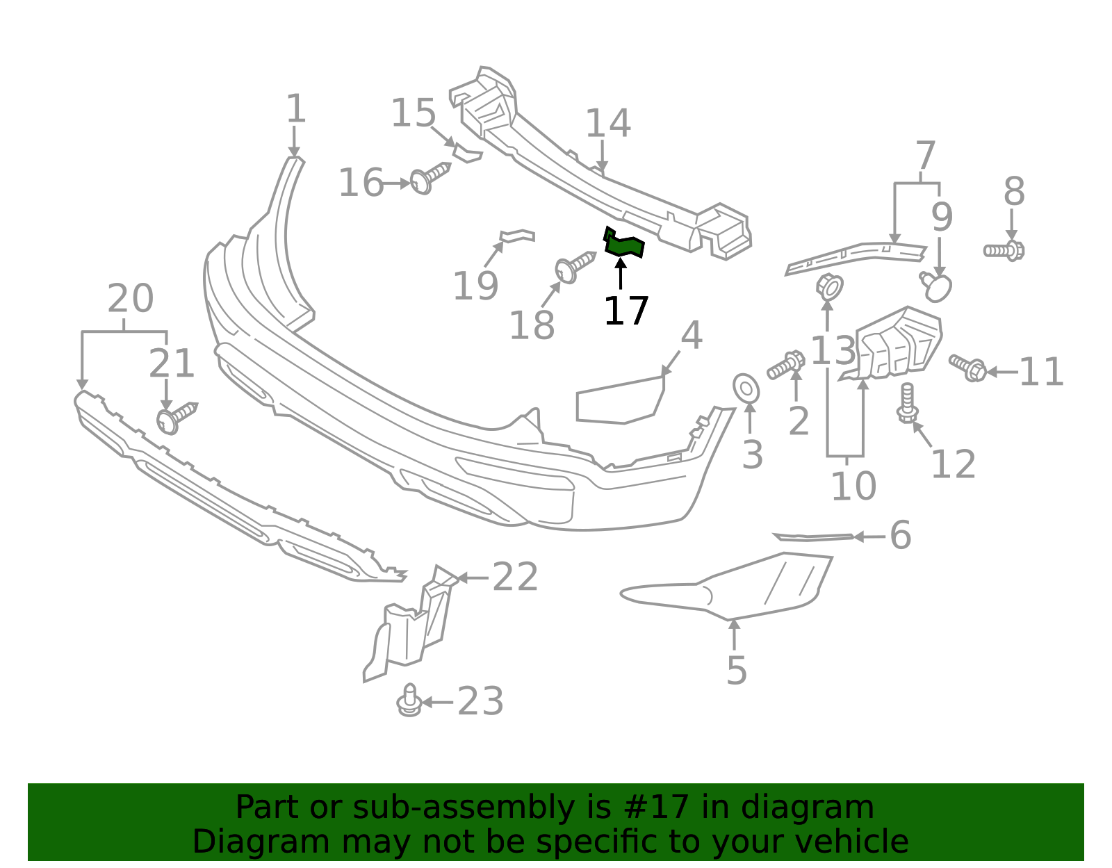 86633-S9000 - Impact Bar Upper Bracket 2020-2025 Kia Telluride | Kia ...