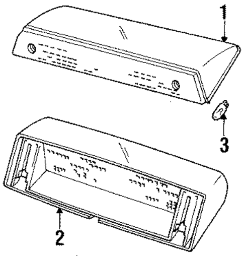High Mount Lamps for 1991 Jaguar XJS #0