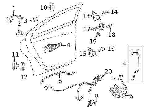 Front Door for 2015 Chevrolet Malibu #2