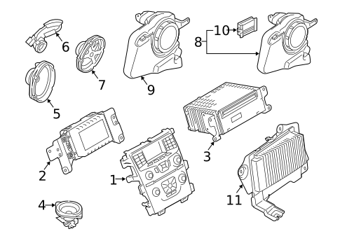 Sound System for 2012 Ford Edge #0