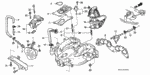 17105P00T03 - Engine: GASKET, IN. MANIFOLD (ISHINO GASKET) for Honda Image
