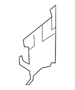 G45A13TAMA - Body: Side Panel Rear Bracket for Nissan: Altima, Maxima Image