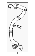 39017739 - : Air Outlet Tube Replaced by Part Number 39201785 for Chevrolet: Cruze Image