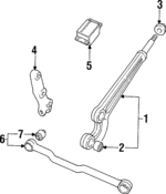 LR041266 - Suspension: Radius Arm for Land Rover: Defender 90, Range Rover Image