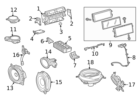 Controls for 2013 Lexus LS460 #0