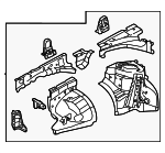 5370262010 - Body: Apron Assembly for Toyota: Mirai Image