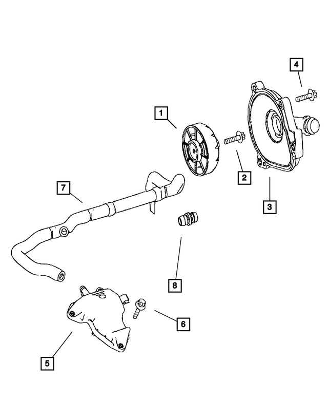 68013310AA - Engine 3.5L Six Cylinder: Cover for Mopar Image