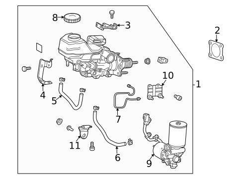 Hydraulic Booster for 2024 Toyota Venza #0