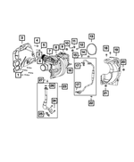 5048666AA - Engine: Shield Bracket for Mopar Image