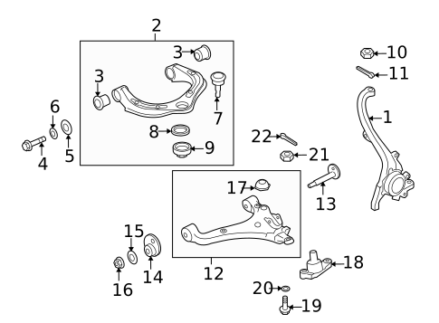 Suspension Components for 2009 Kia Borrego #2