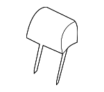 52107018700 - Body: Headrest for BMW: 745i, 745Li, 750i, 750Li, 760i, 760Li, Alpina B7 Image