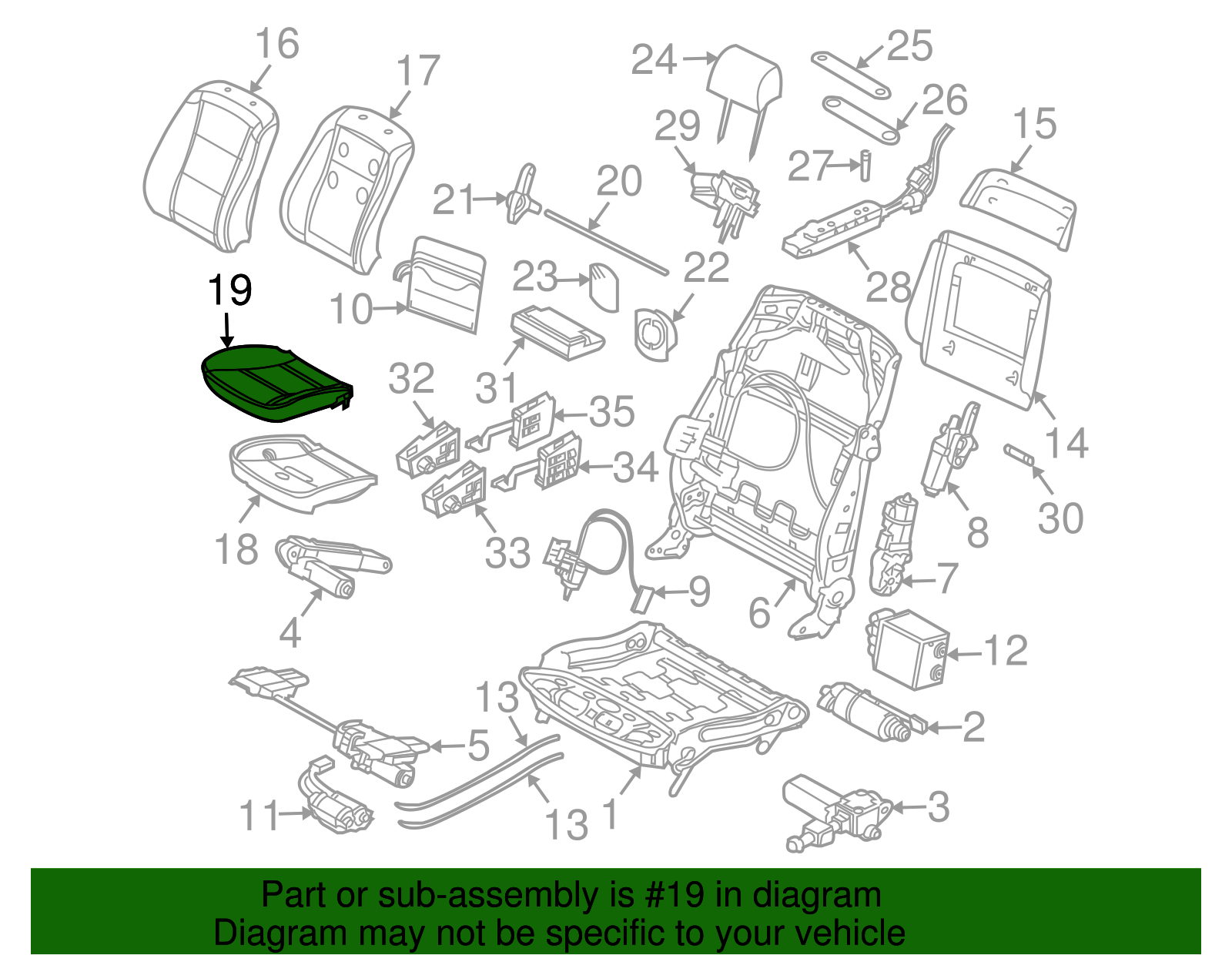 Cushion Cover - BMW (52-10-7-018-451)