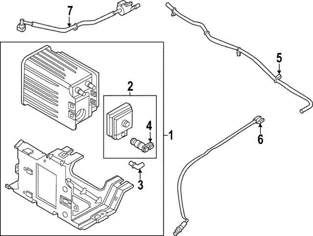 LC2Z9G297A - : Hose for Ford: E-350 Super Duty, E-450 Super Duty Image