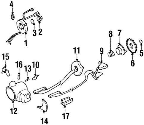Shroud, Switches & Levers for 2001 Chevrolet Lumina #0