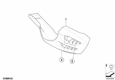 Motorcycle Trim Section, Windshield for 2010 BMW-Motorrad G 650 GS #13