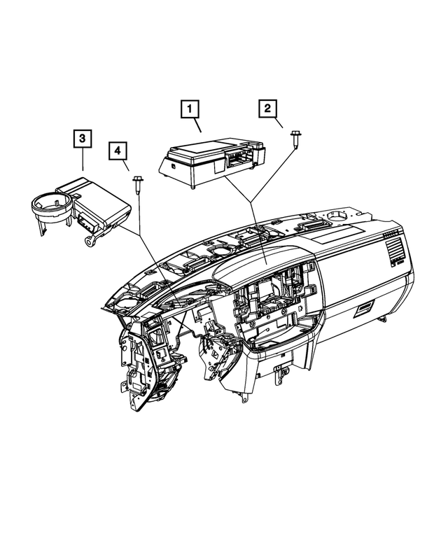 68232225AA - Electrical: Telematics Module for Mopar Image image