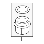 11427615389 - Engine: Filter Cover for BMW Image