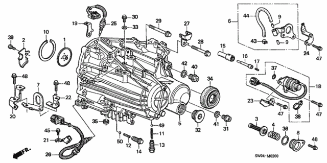 MT Transmission Case for 2004 Acura NSX #0