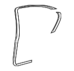 25725418 - Body: Door Weather-strip for Pontiac: Bonneville Image