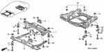 50255S84A00 - Body/Air Conditioning: DAMPER, FR. BEAM for Honda Image
